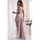 Rochie lunga din glitter sampanie EssaW Rochie lunga din glitter sampanie EssaW 3 - jojofashion.ro