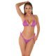 Costum de baie doua piese roz fucsia brazilian Korinne 6 - jojofashion.ro