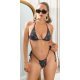 Costum de baie tanga, din doua piese, negru, cu pietricele, Saharr Costum de baie tanga, din doua piese, negru, cu pietricele, Saharr 2 - jojofashion.ro