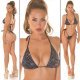 Costum de baie tanga, din doua piese, negru, cu pietricele, Saharr Costum de baie tanga, din doua piese, negru, cu pietricele, Saharr 5 - jojofashion.ro