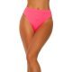 Slip dama brazilian cu talia inalta, corai neon, HannaK Slip dama brazilian cu talia inalta, corai neon, HannaK 3 - jojofashion.ro