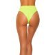 Slip dama brazilian cu talia inalta, galben neon, HannaK Slip dama brazilian cu talia inalta, galben neon, HannaK 3 - jojofashion.ro