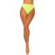 Slip dama brazilian cu talia inalta, galben neon, HannaK Slip dama brazilian cu talia inalta, galben neon, HannaK 4 - jojofashion.ro