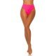 Slip dama brazilian cu talia inalta, roz neon, HannaK Slip dama brazilian cu talia inalta, roz neon, HannaK 5 - jojofashion.ro