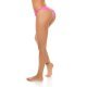 Slip dama brazilian, roz neon, cu snur pe laterale, Nonna 5 - jojofashion.ro