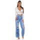 Crop top dama alb, cu maneca lunga si cupe, Darya 4 - jojofashion.ro