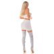 Crop top dama alb, tip corset, cu strasuri si cupe, Anaya 6 - jojofashion.ro