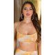 Crop top dama auriu in degrade, glitter, mulat, Aireen 2 - jojofashion.ro