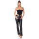 Crop top dama bandeau negru Vaida 4 - jojofashion.ro