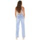 Crop top dama, bej, cu pietricele si cupe incorporate, Karinne Crop top dama, bej, cu pietricele si cupe incorporate, Karinne 5 - jojofashion.ro