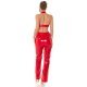Crop top dama din latex rosu, cu chocker, Victorina Crop top dama din latex rosu, cu chocker, Victorina 5 - jojofashion.ro