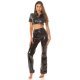 Crop top dama, din piele eco, negru, cu nasturi, Meylin Crop top dama, din piele eco, negru, cu nasturi, Meylin 4 - jojofashion.ro