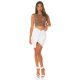 Crop top dama elegant, cappuccino, semitransparent, Marlie Crop top dama elegant, cappuccino, semitransparent, Marlie 7 - jojofashion.ro