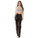 Crop top dama glitter bej, cu maneca lunga, Waterfall Crop top dama glitter bej, cu maneca lunga, Waterfall 7 - jojofashion.ro