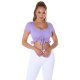 Crop top dama lila cu volanase Kanna 2 - jojofashion.ro