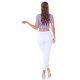 Crop top dama lila cu volanase Kanna 5 - jojofashion.ro