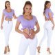 Crop top dama lila cu volanase Kanna 7 - jojofashion.ro