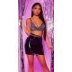 Crop top dama, lurex, argintiu, Kristina Crop top dama, lurex, argintiu, Kristina 2 - jojofashion.ro