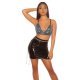 Crop top dama, lurex, argintiu, Kristina Crop top dama, lurex, argintiu, Kristina 4 - jojofashion.ro