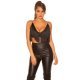 Crop top dama negru cu franjuri Tubba Crop top dama negru cu franjuri Tubba 2 - jojofashion.ro