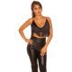 Crop top dama negru cu franjuri Tubba Crop top dama negru cu franjuri Tubba 4 - jojofashion.ro