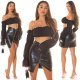 Crop top dama, negru, cu umerii goi, maneca lunga, in stil spaniol, Lisette Crop top dama, negru, cu umerii goi, maneca lunga, in stil spaniol, Lisette 8 - jojofashion.ro