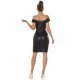 Crop top dama imitatie piele, negru, tip corset Manya 5 - jojofashion.ro