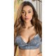 Crop top dama tip bustiera, din glitter gri antracit, Jandi Crop top dama tip bustiera, din glitter gri antracit, Jandi 2 - jojofashion.ro