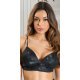 Crop top dama tip bustiera, din glitter negru, Jandi Crop top dama tip bustiera, din glitter negru, Jandi 2 - jojofashion.ro