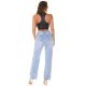 Crop top dama wetlook, negru, cu decupaje, Ciarra Crop top dama wetlook, negru, cu decupaje, Ciarra 6 - jojofashion.ro