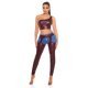 Crop top dama one shoulder burgundy Jiana 4 - jojofashion.ro