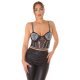 Top dama bralette tul negru cu pietre stralucitoare Liddy Top dama bralette tul negru cu pietre stralucitoare Liddy 2 - jojofashion.ro