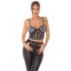 Top dama bralette tul negru cu pietre stralucitoare Liddy Top dama bralette tul negru cu pietre stralucitoare Liddy 4 - jojofashion.ro