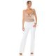 Top dama, decolteu cascada, satin bej, accesorizat cu perle artificiale, Cinnia 6 - jojofashion.ro