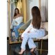 Top dama tip corset, alb, din satin, cu maneca lunga si umerii goi, Esra 5 - jojofashion.ro