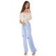Top dama tip corset, bej, din satin, cu maneca lunga si umerii goi, Esra 5 - jojofashion.ro