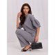 Compleu dama tricotat din vascoza gri Camelly 4 - jojofashion.ro