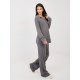 Compleu dama tricotat din agora gri Mikaela 3 - jojofashion.ro
