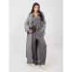 Compleu dama tricotat din agora gri Mikaela 5 - jojofashion.ro