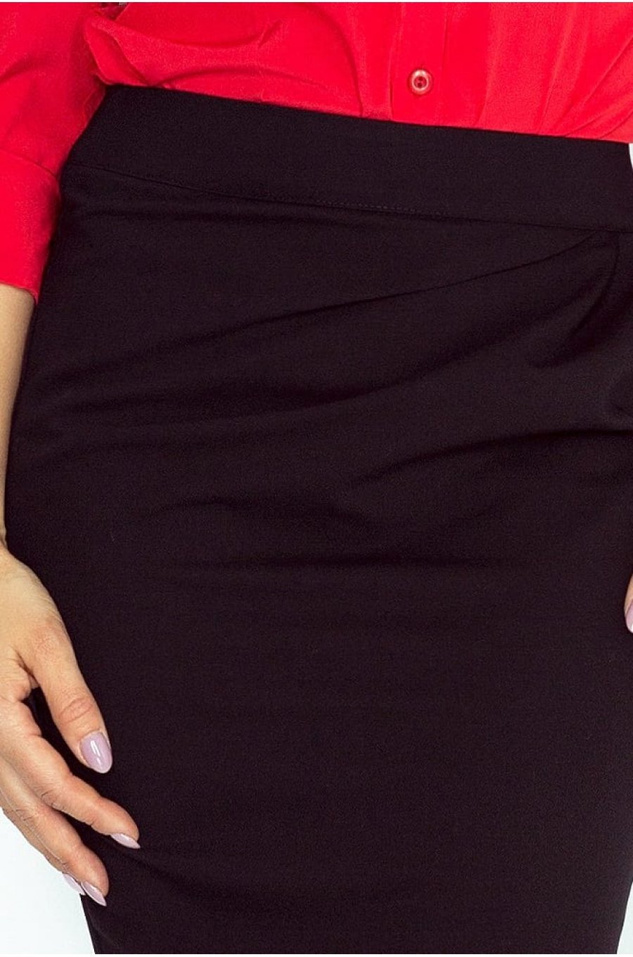 Fusta midi neagra Carolina Fusta midi neagra Carolina 3 - jojofashion.ro