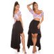 Fusta scurta neagra cu trena latino look Nedelya Fusta scurta neagra cu trena latino look Nedelya 3 - jojofashion.ro