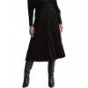 Fusta eleganta midi neagra plisata Florena