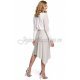 Fusta glitter argintie asimetrica Paula Fusta glitter argintie asimetrica Paula 3 - jojofashion.ro