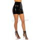 Fusta mulata lucioasa din poliuretan scurta neagra Brisena Fusta mulata lucioasa din poliuretan scurta neagra Brisena 3 - jojofashion.ro