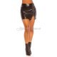 Fusta mulata piele eco scurta neagra WetLook cu fermoar pe lateral Koucla Yulia 2 - jojofashion.ro