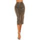 Fusta mulata din piele eco, midi, kaki, Rhona Fusta mulata din piele eco, midi, kaki, Rhona 2 - jojofashion.ro