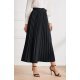 Fusta plisata lunga, neagra, eleganta, Aldina Fusta plisata lunga, neagra, eleganta, Aldina 2 - jojofashion.ro