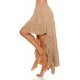 Fusta scurta cappuccino cu trena latino look Nedelya Fusta scurta cappuccino cu trena latino look Nedelya 5 - jojofashion.ro
