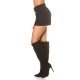 Fusta skort scurta neagra cu nasturi aurii Xenia Fusta skort scurta neagra cu nasturi aurii Xenia 6 - jojofashion.ro