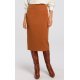 Fusta tip creion, mulata, midi, caramizie, clasica, Collie Fusta tip creion, mulata, midi, caramizie, clasica, Collie 2 - jojofashion.ro